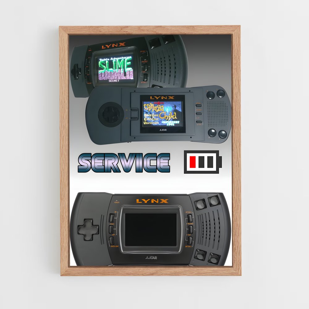 Poster Atari Lynx Adventure – affiche Consoles (vue 4)
